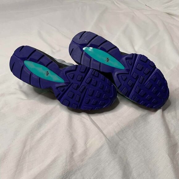 NEW Nike Air Max 95 GS Indigo Burst Wolf Grey/Black-Indigo Burst Boy's Size 5.5Y - Picture 3 of 8